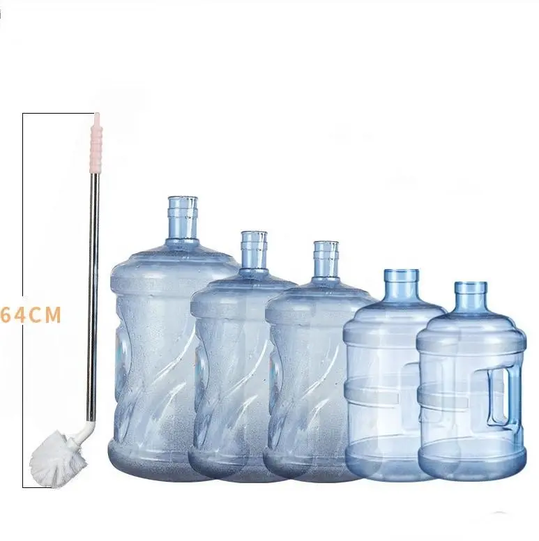 19 Liter Water Bottle Cleaning Brush - Nylon with Long Handle Stick