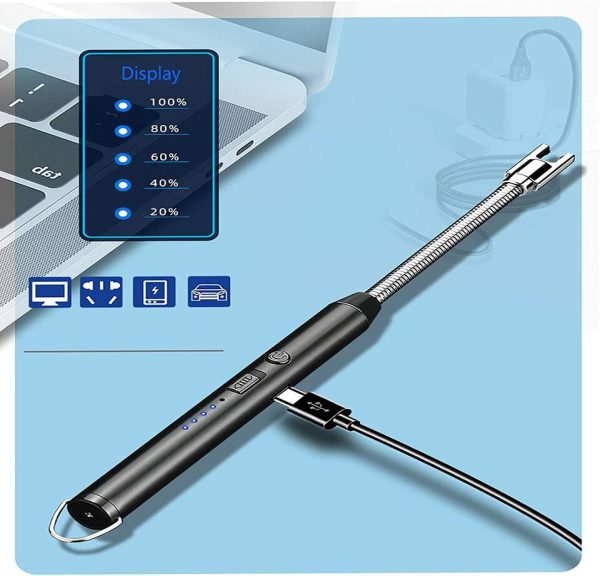 Rechargeable Lighter With Usb Charging | Flameless Windproof .
