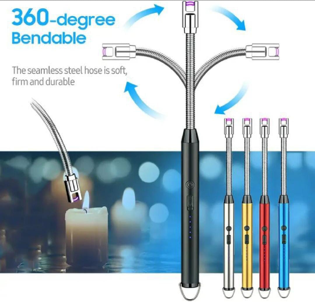 Rechargeable Lighter With Usb Charging | Flameless Windproof .