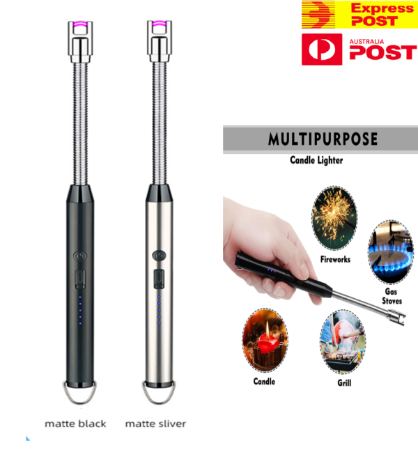 Rechargeable Lighter With Usb Charging | Flameless Windproof .