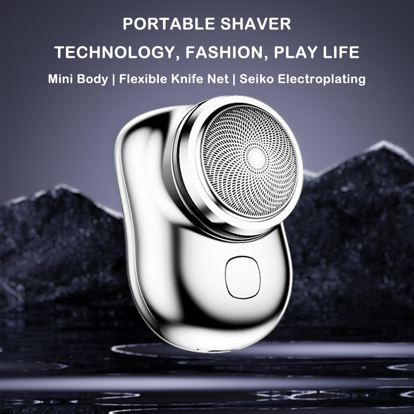 Mini Shaver 3 Blades Portable Electric Shaver